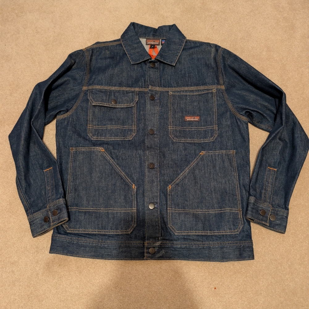 Patagonia Men's Steel Forge Denim Jacket Made In USA